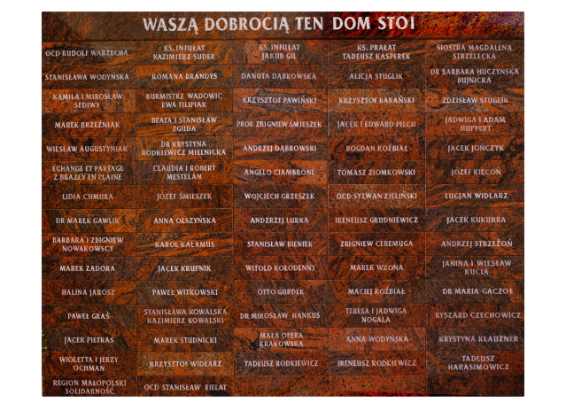 Wasza dobrocia ten DOM stoi.